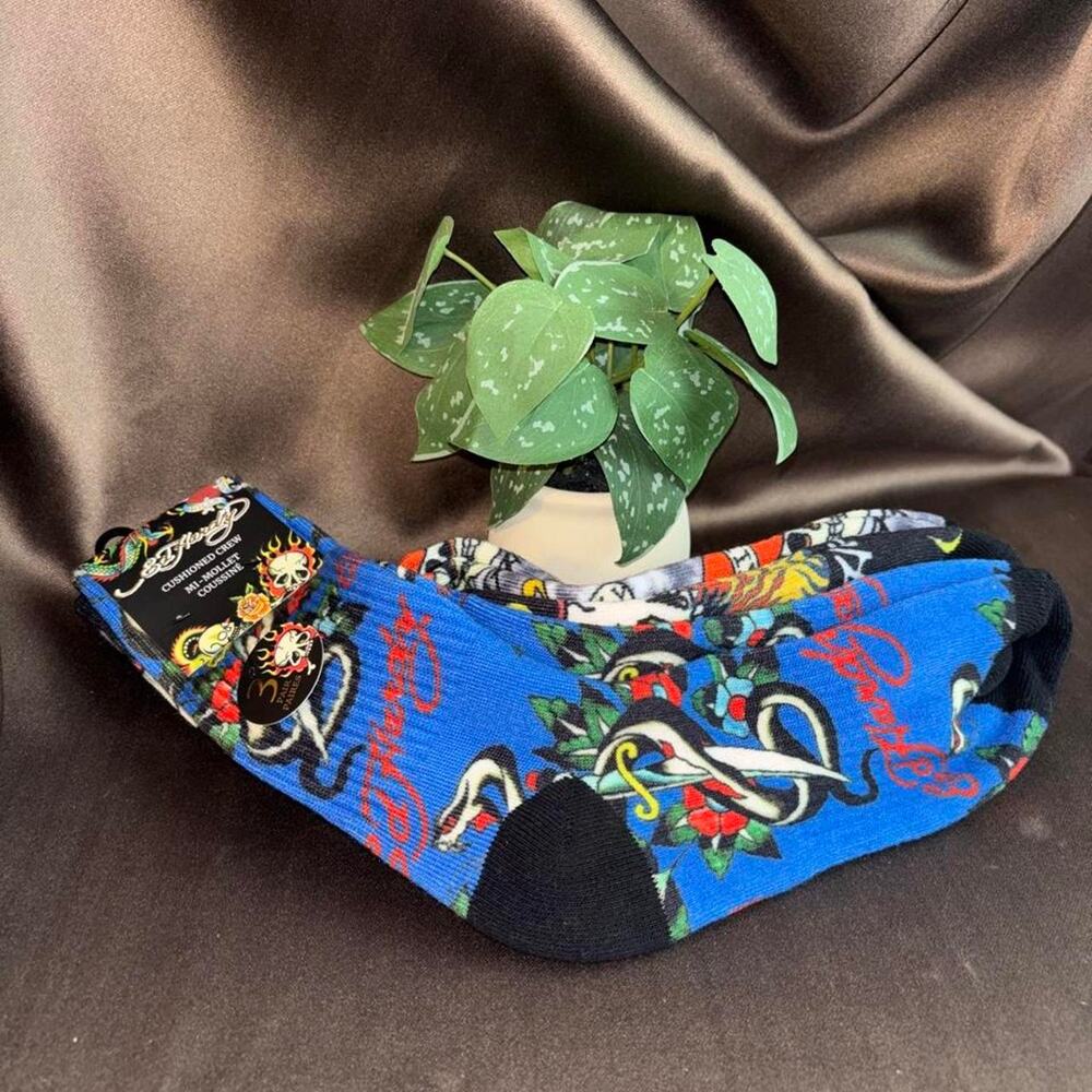 Ed hardy size 6-12 3 pair bundle